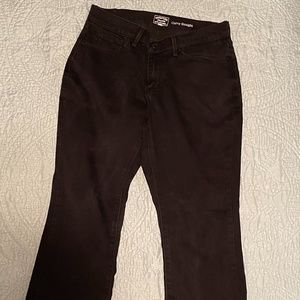 Levi Black Curvy Straight Petite